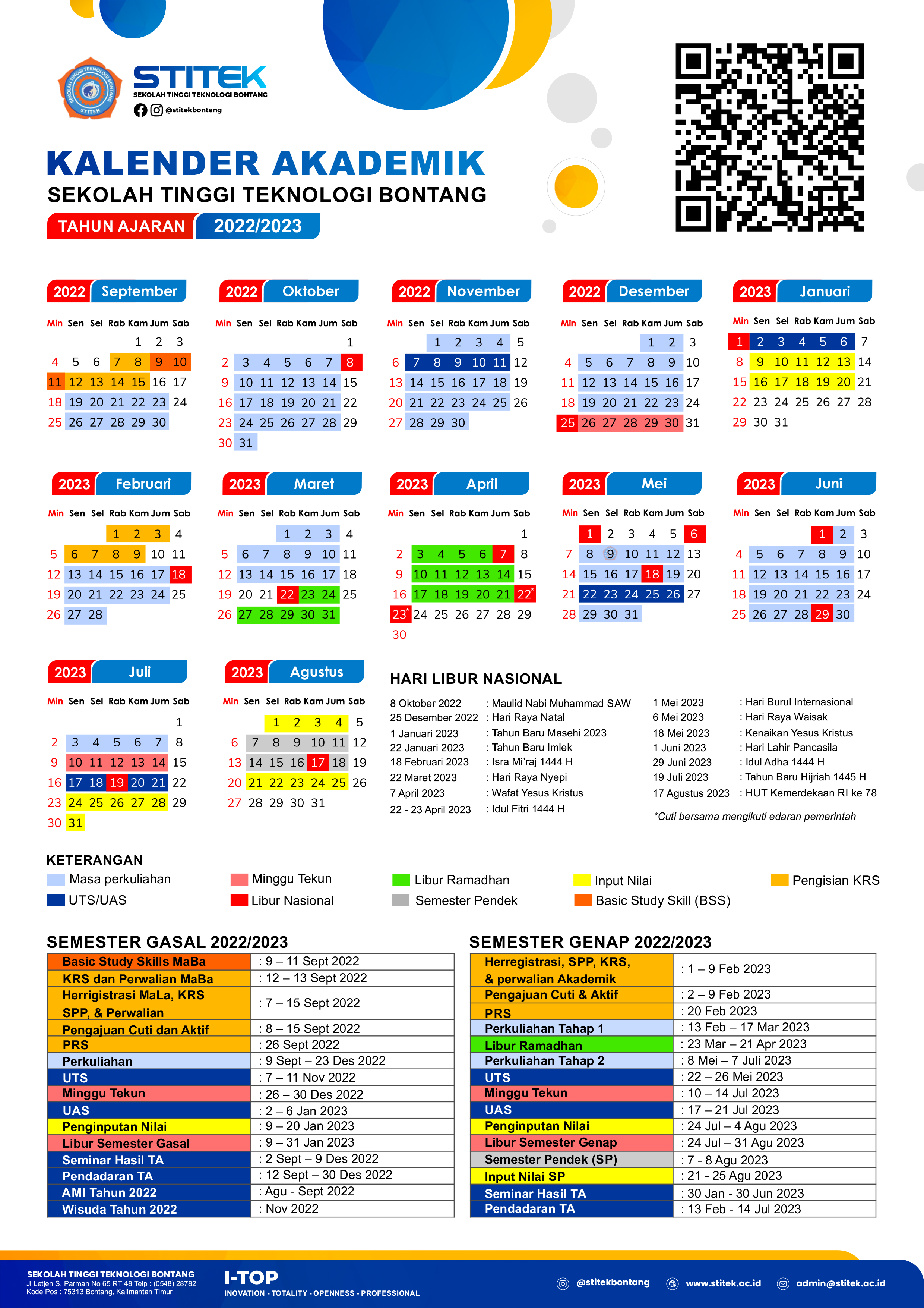 Kalender Akademik 2022/2023